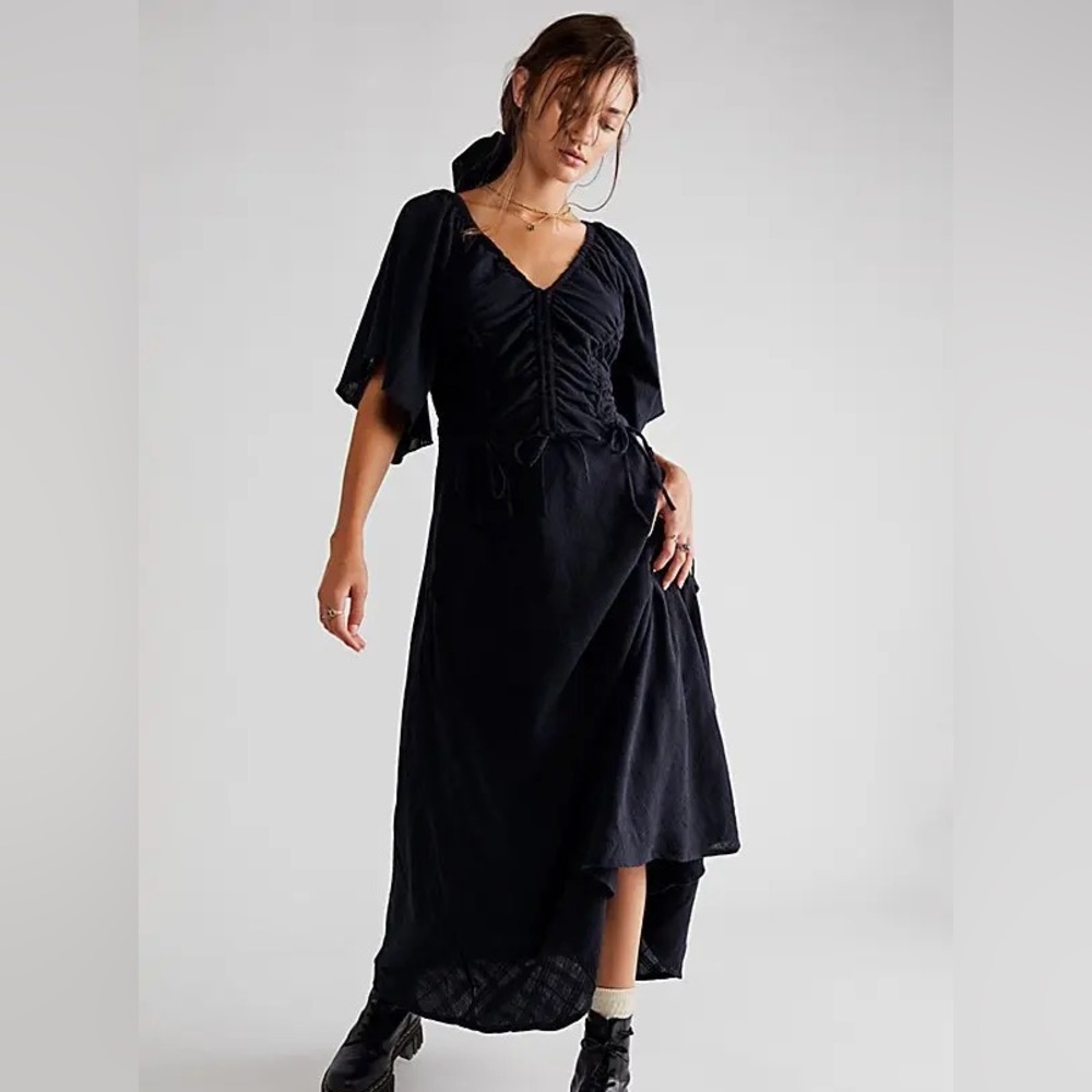 Free People Hard to Resist Midi Dress